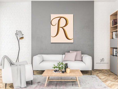 Diamond Painting - Bogstavet R