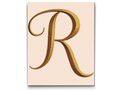 Diamond Painting - Bogstavet R