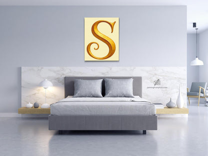 Diamond Painting - Bogstav S