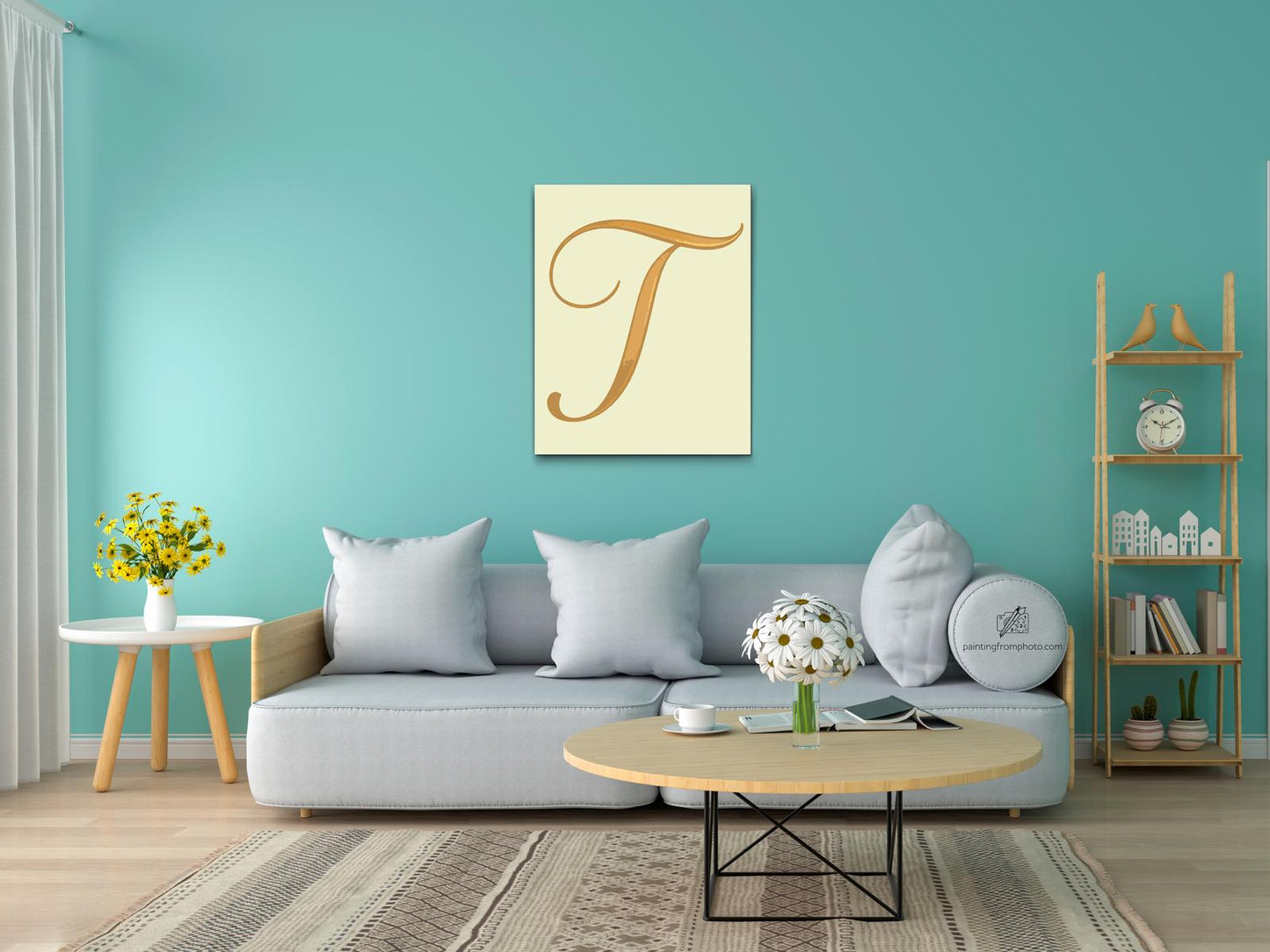 Paint by Numbers - Bogstav T