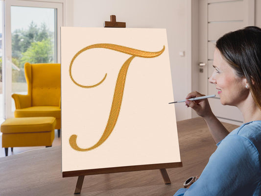 Diamond Painting - Bogstav T
