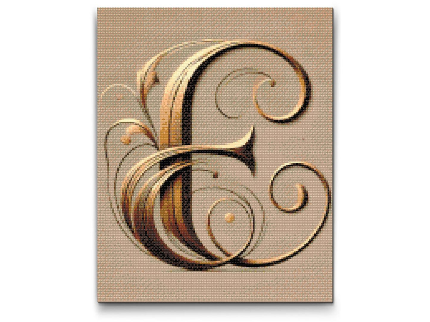 Diamond Painting - Bogstav E