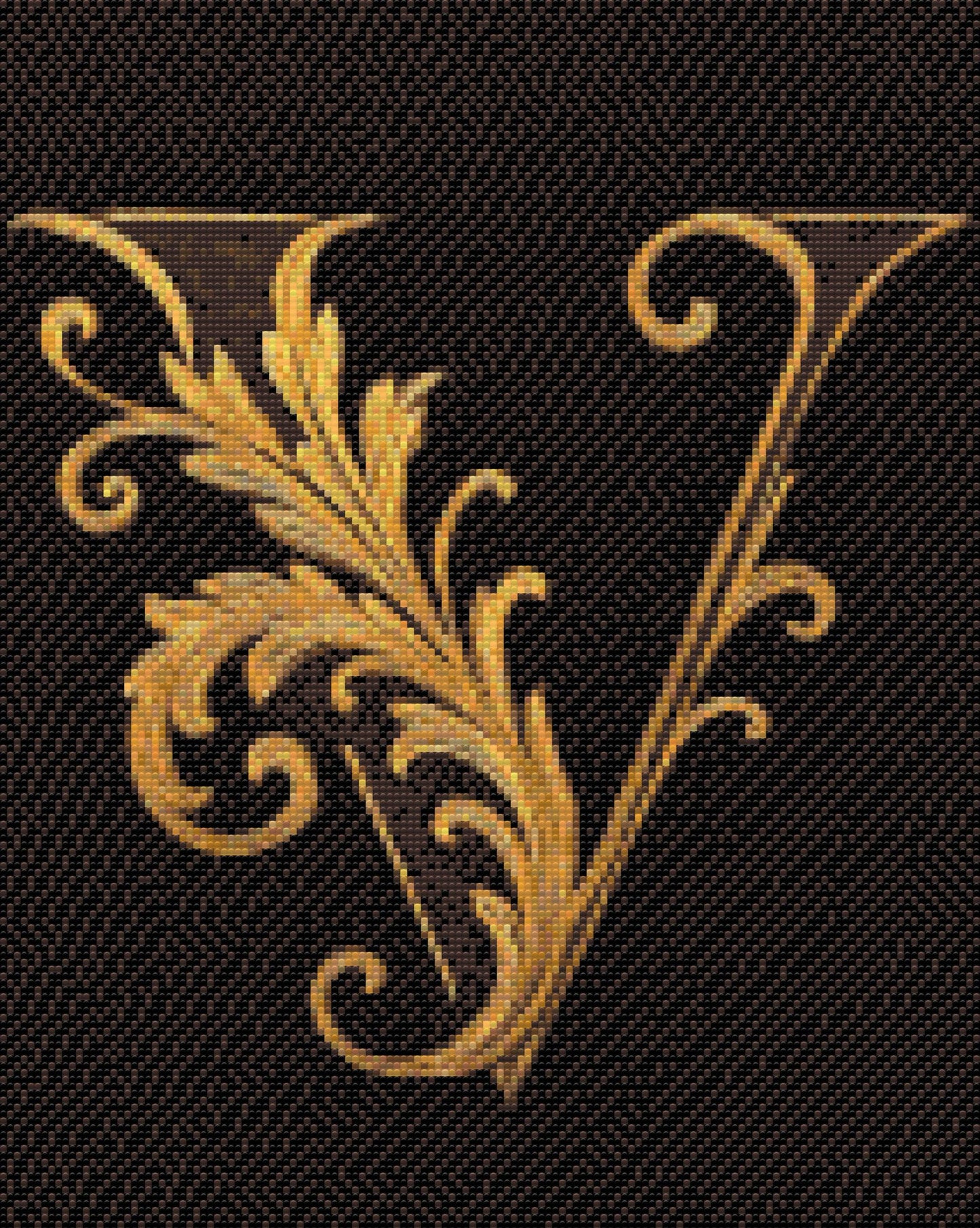 Diamond Painting - Bogstav V