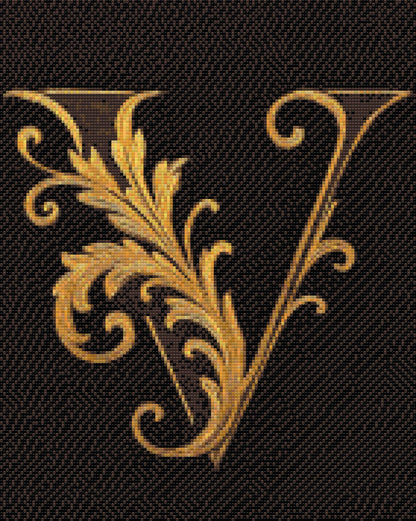 Diamond Painting - Bogstav V