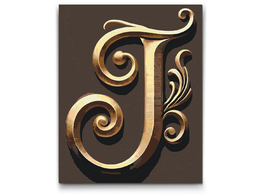 Paint by Numbers - Bogstav J