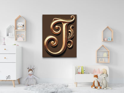 Diamond Painting - Bogstav J