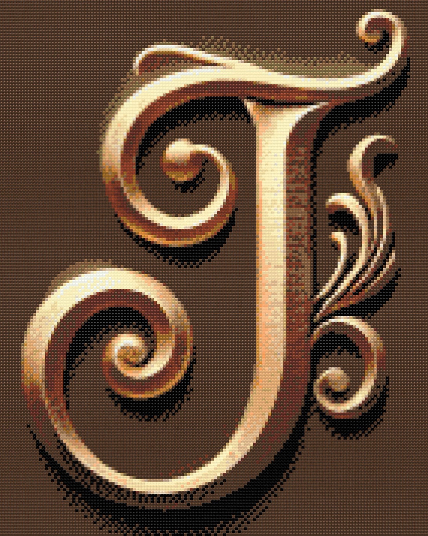 Diamond Painting - Bogstav J