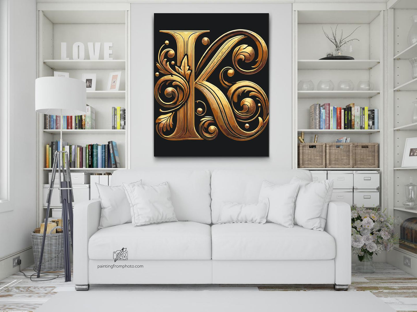 Paint by Numbers - Bogstav K