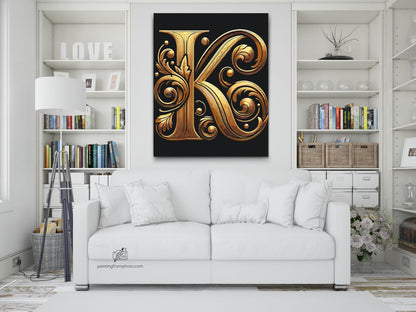 Paint by Numbers - Bogstav K