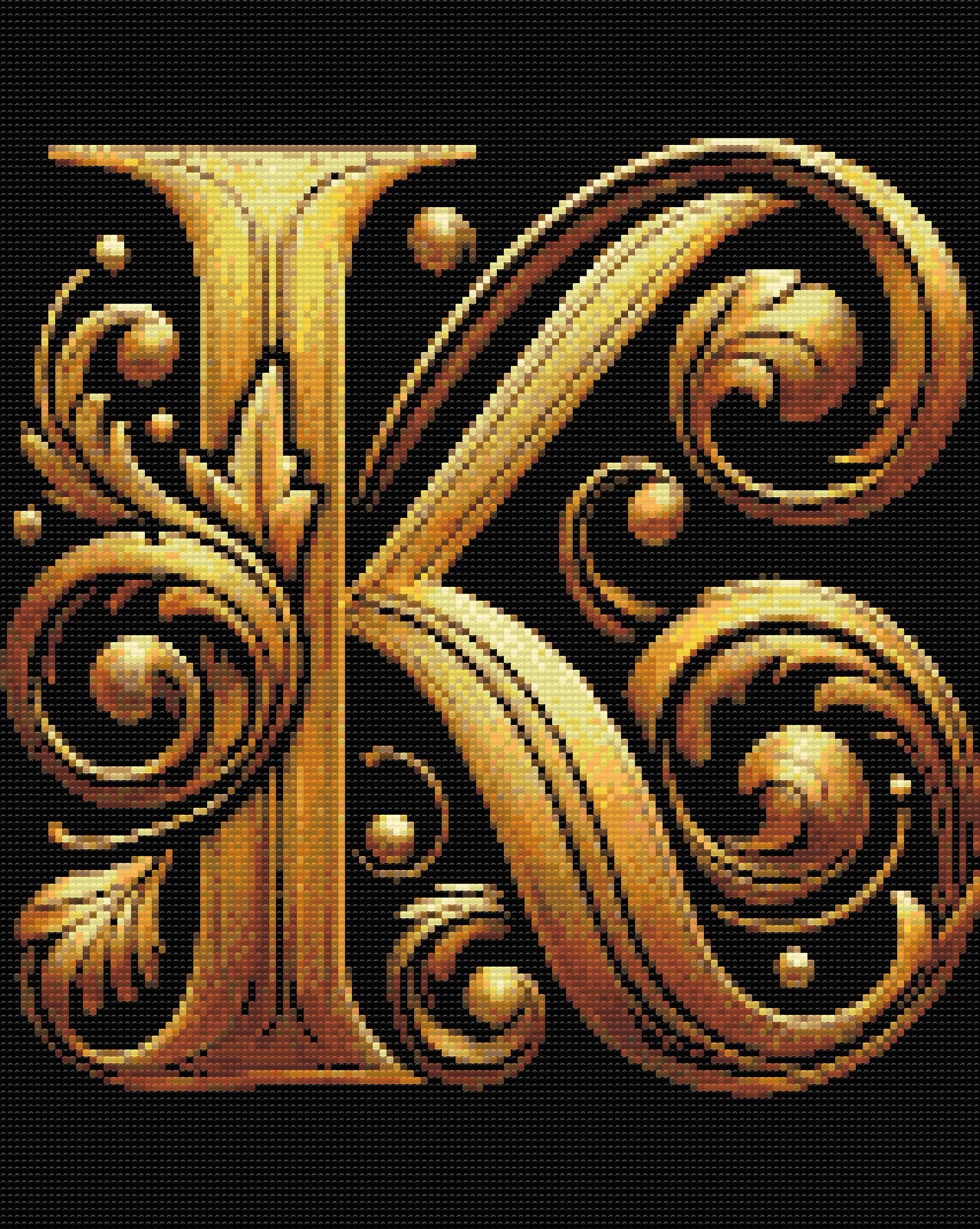 Diamond Painting - Bogstav K