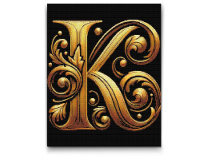 Diamond Painting - Bogstav K