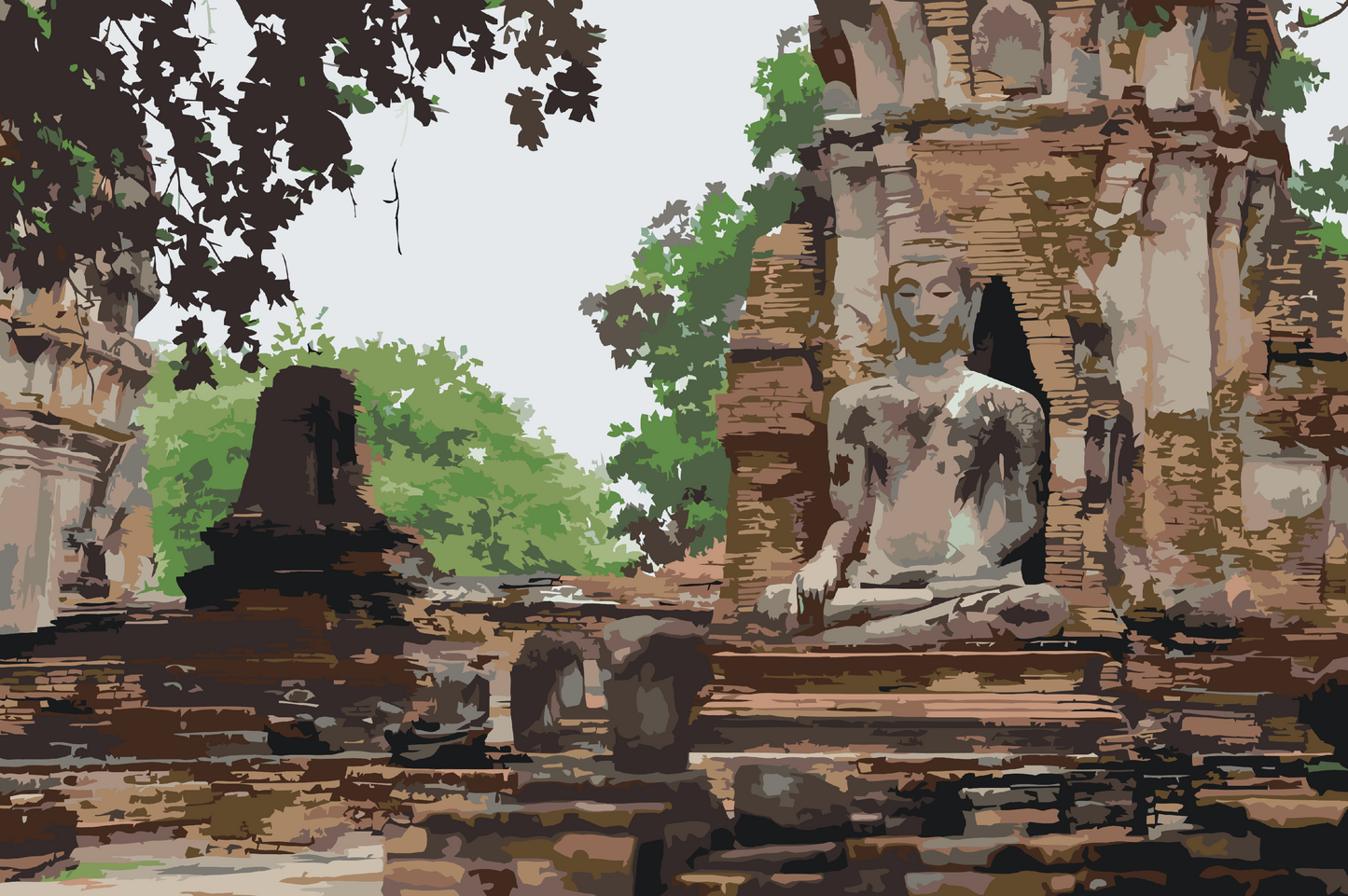 Paint by Numbers - Ayutthaya