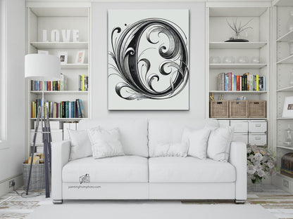 Paint by Numbers - Bogstav O