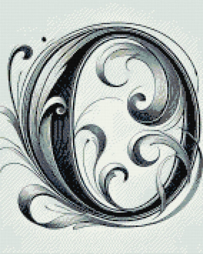 Diamond Painting - Bogstav O