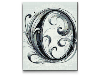 Diamond Painting - Bogstav O
