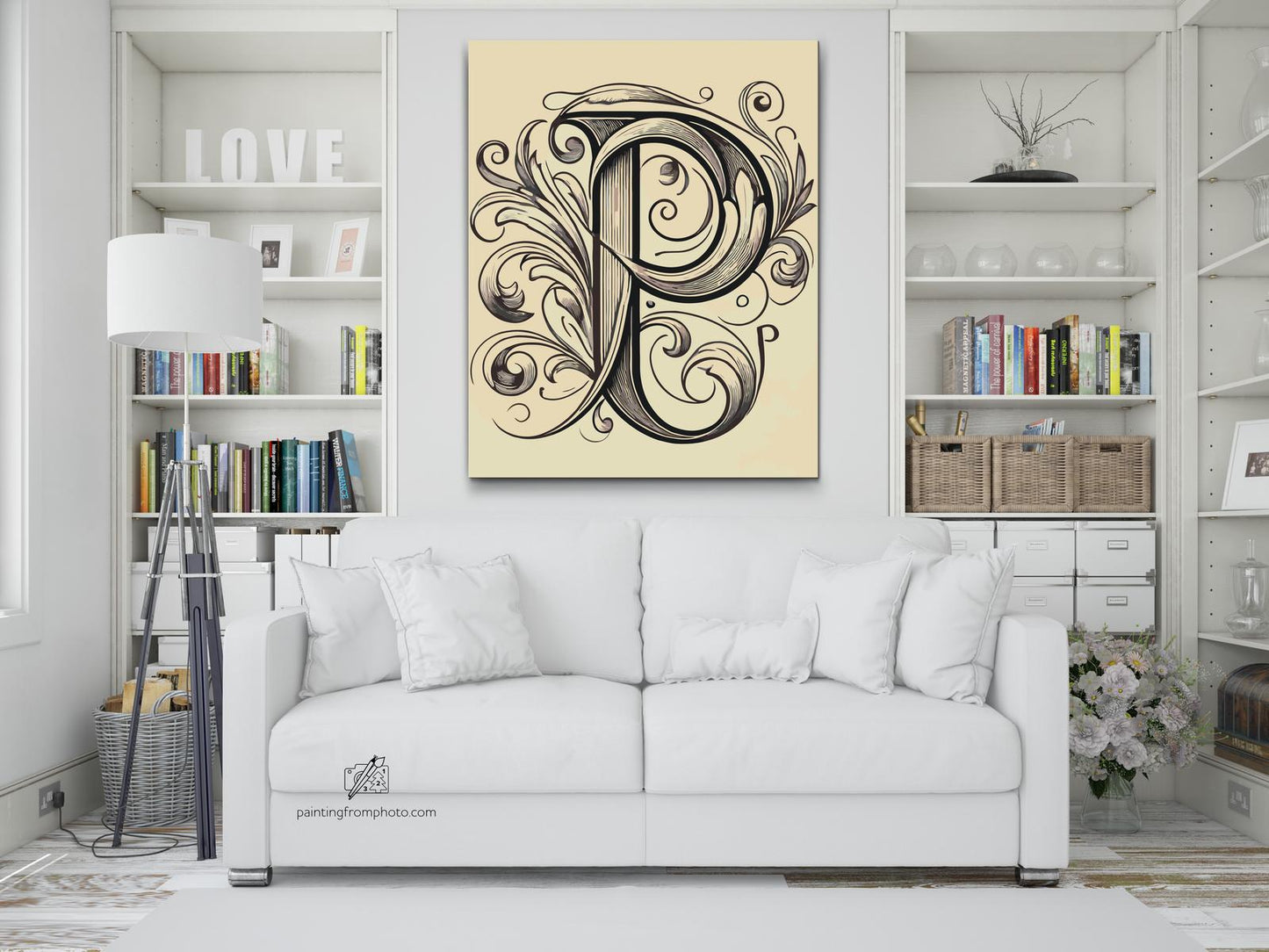 Paint by Numbers - Bogstav P