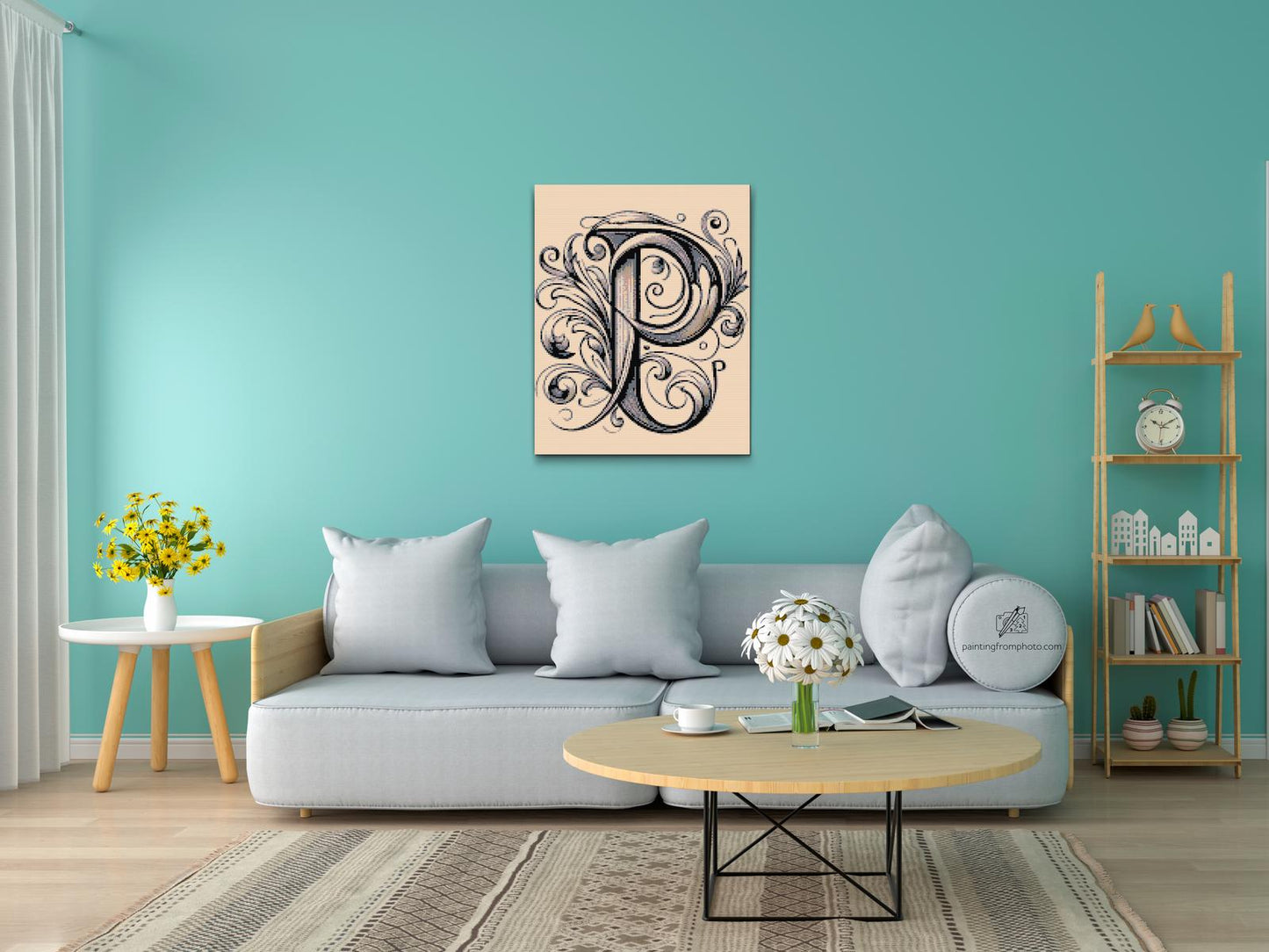 Diamond Painting - Bogstav P