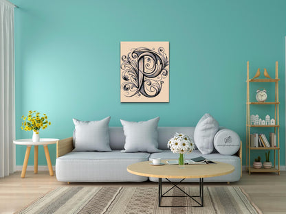 Diamond Painting - Bogstav P
