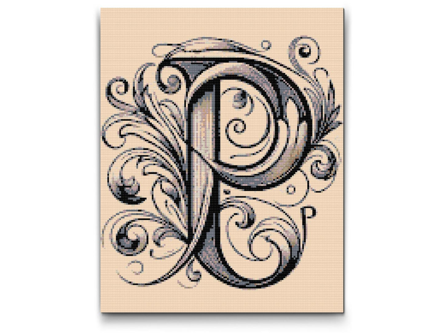 Diamond Painting - Bogstav P