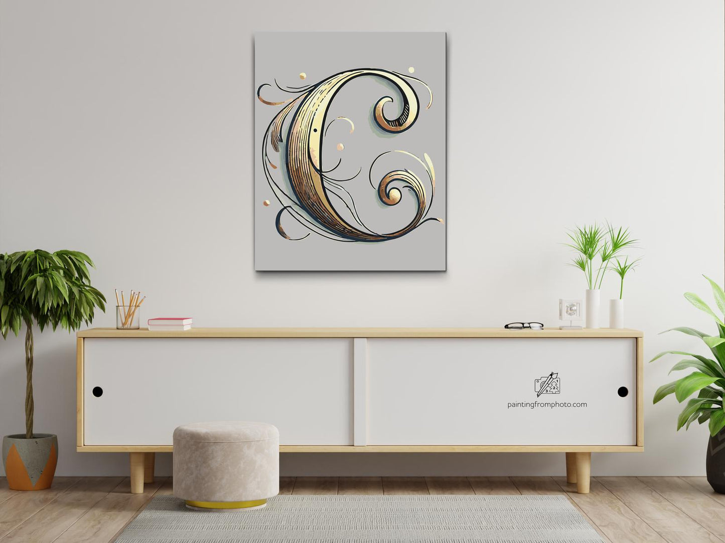 Paint by Numbers - Bogstav C