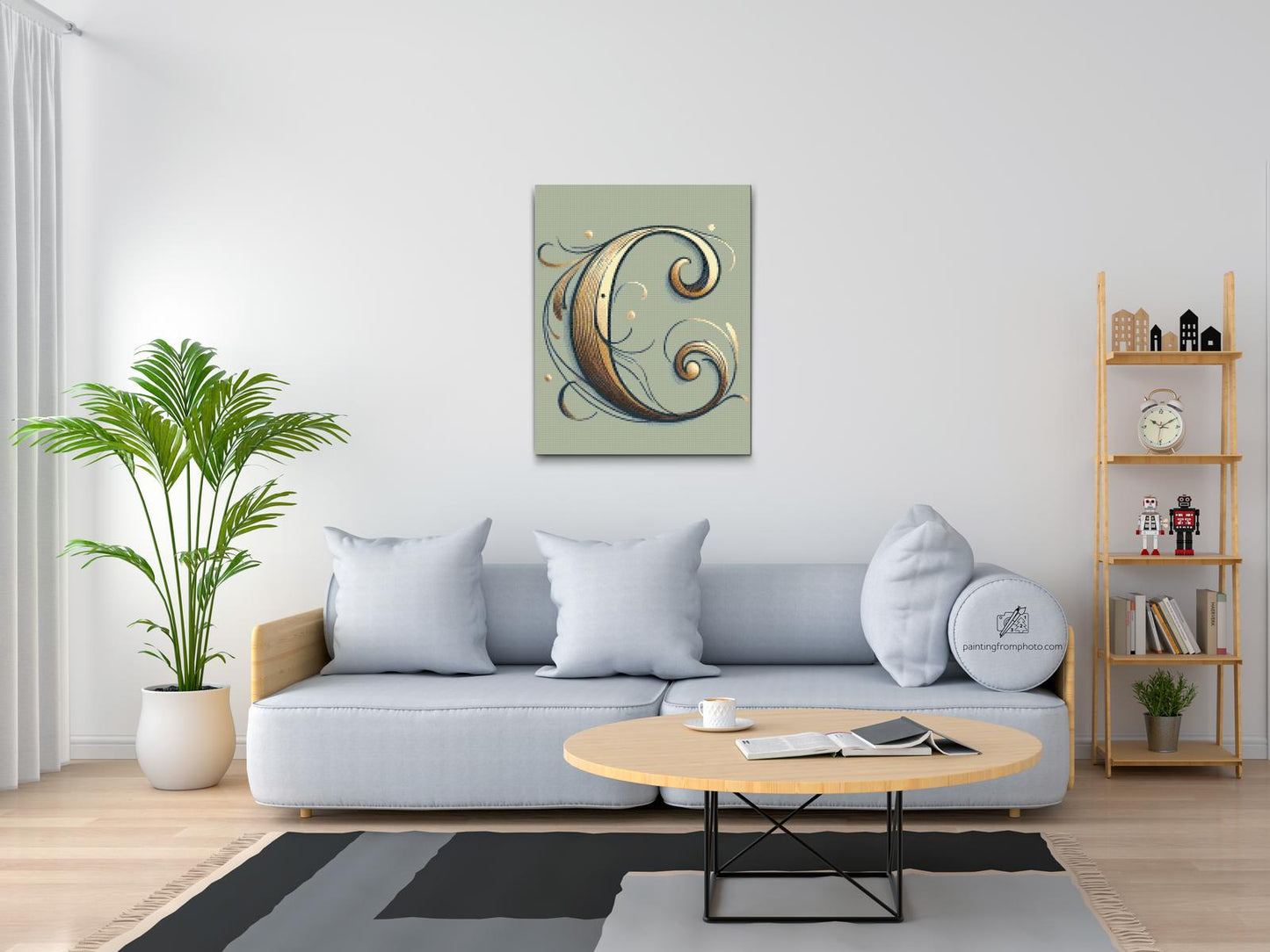 Diamond Painting - Bogstav C