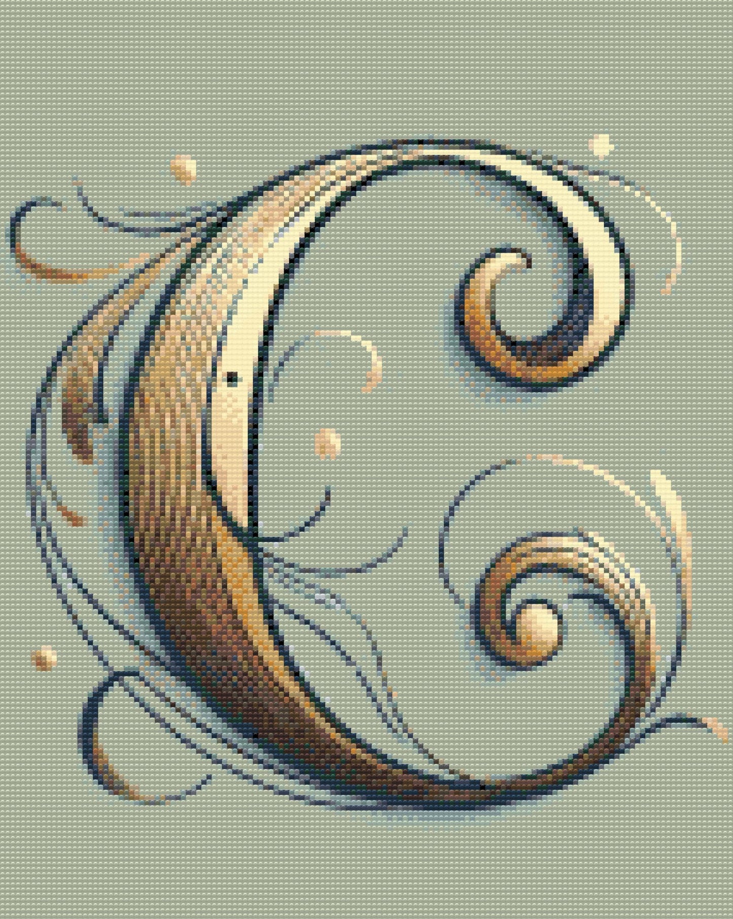 Diamond Painting - Bogstav C