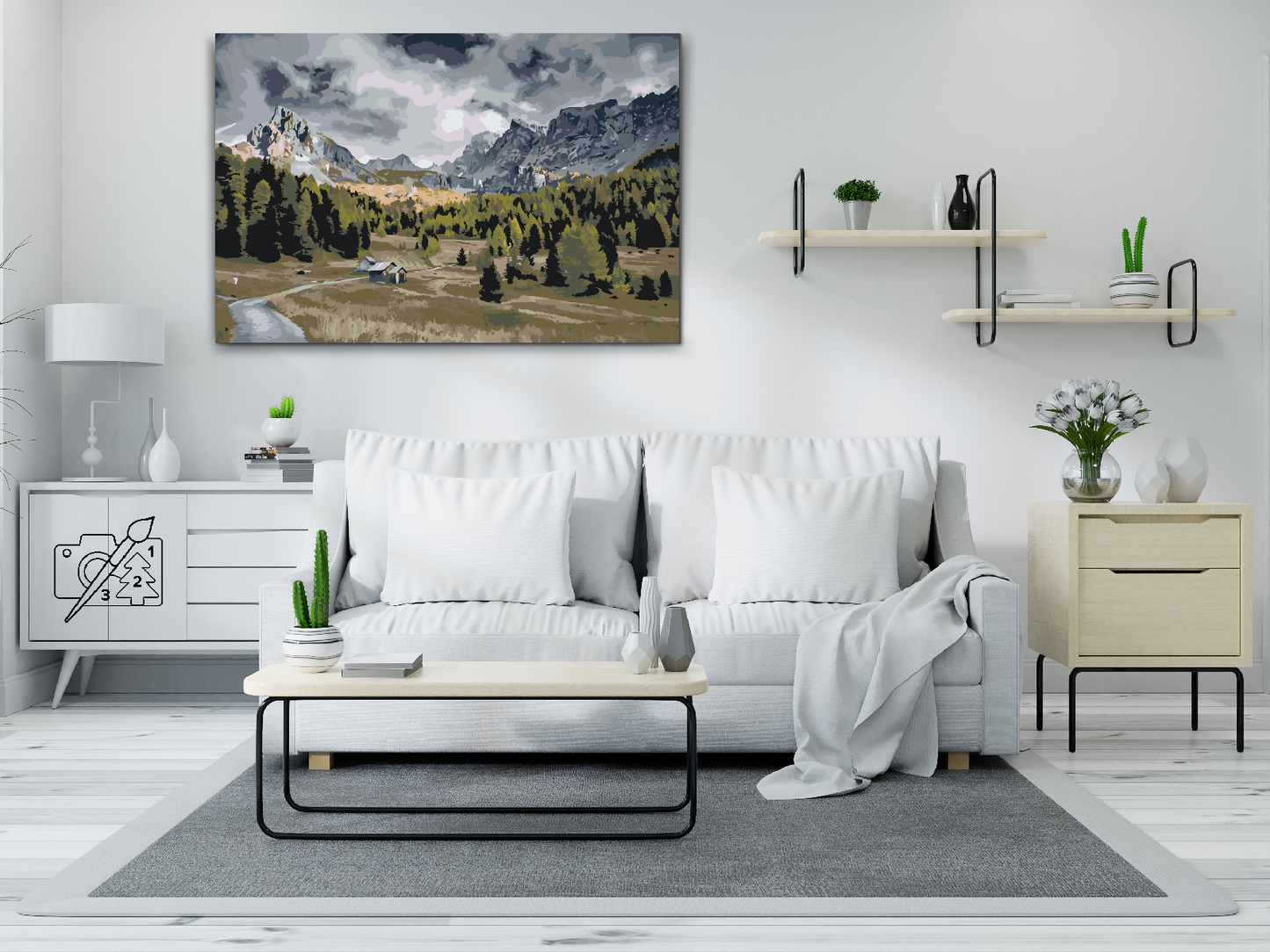 Paint by Numbers - Dolomitterne 2