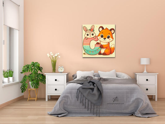 Diamond Painting - Bogstav C – Med et dyr