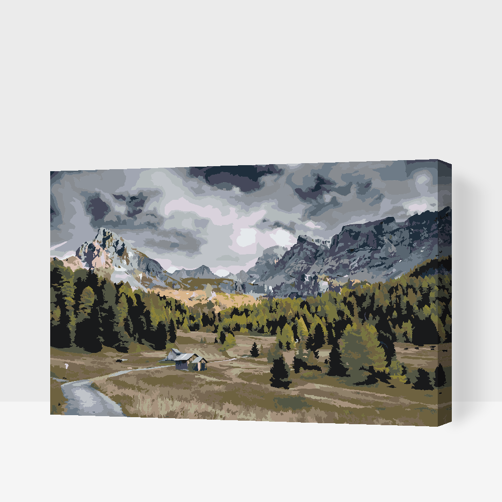 Paint by Numbers - Dolomitterne 2
