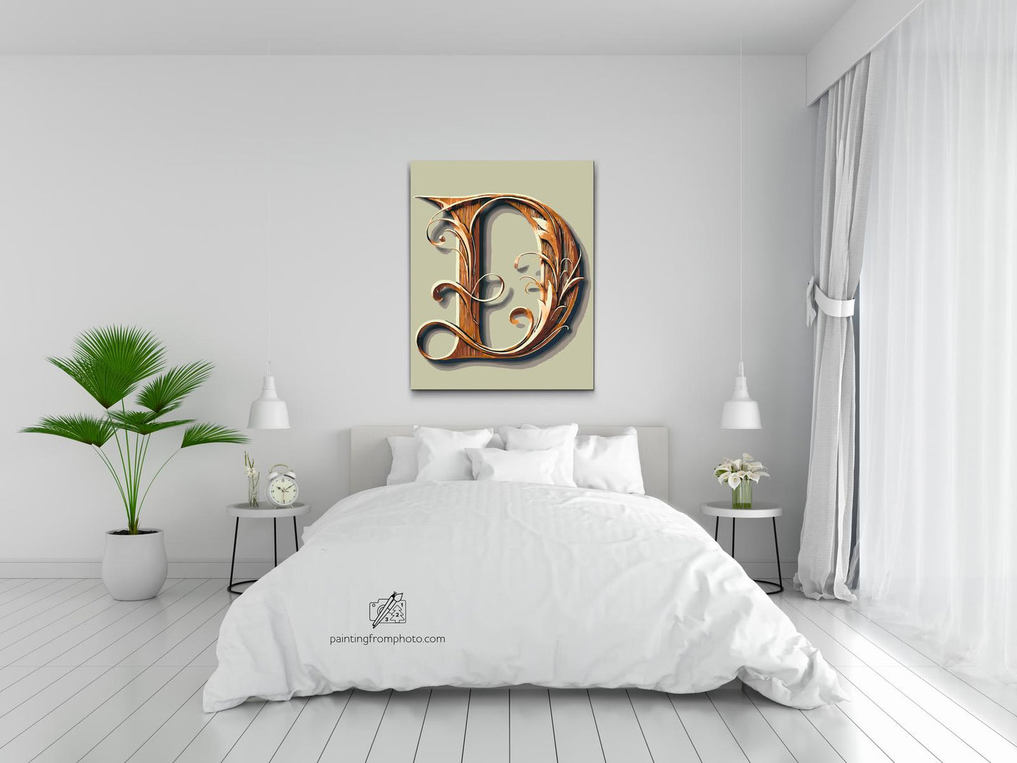 Paint by Numbers - Bogstav D