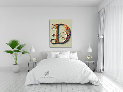 Paint by Numbers - Bogstav D