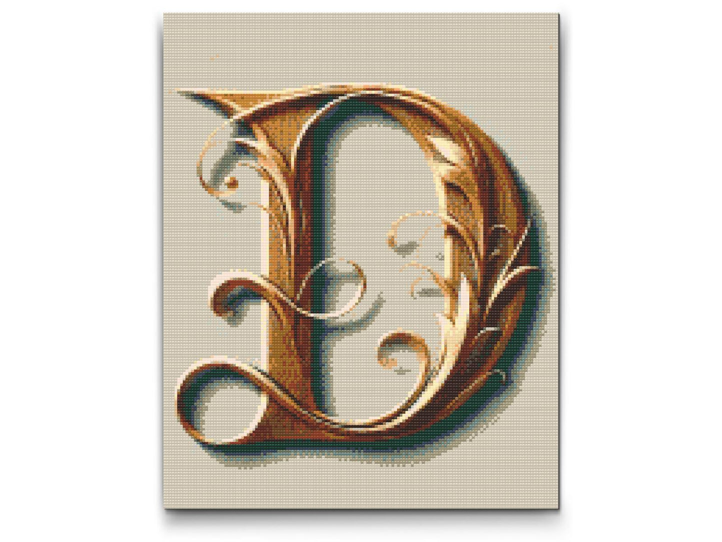 Diamond Painting - Bogstav D