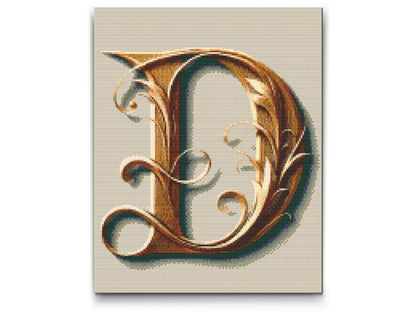 Diamond Painting - Bogstav D