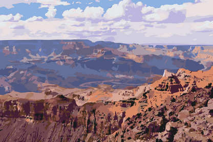 Paint by Numbers - Grand Canyon