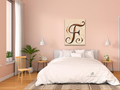 Diamond Painting - Bogstav F