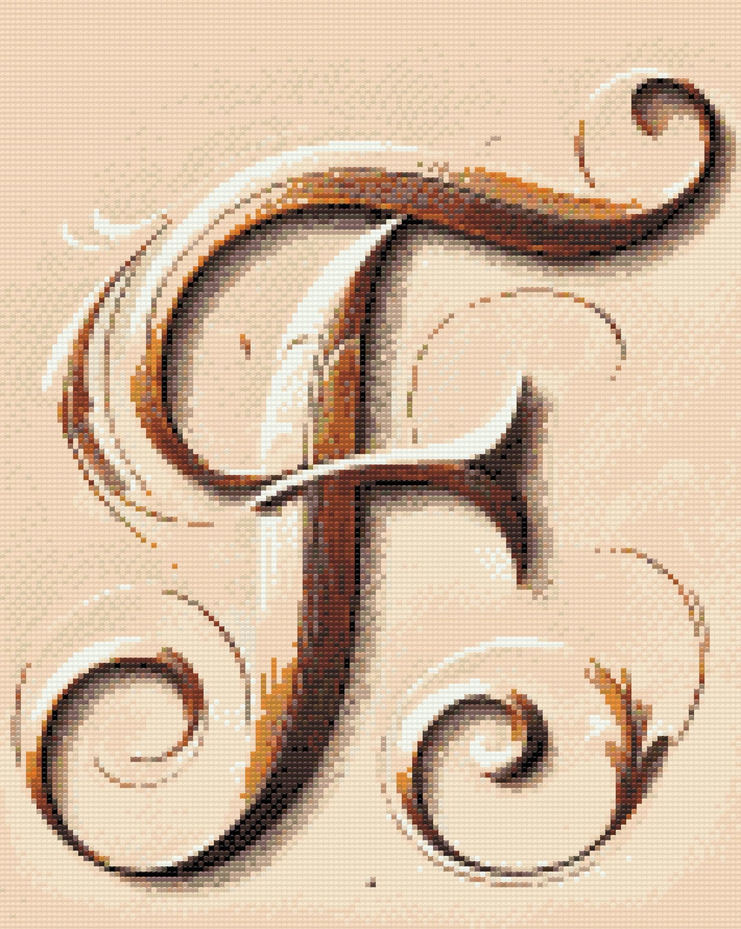 Diamond Painting - Bogstav F