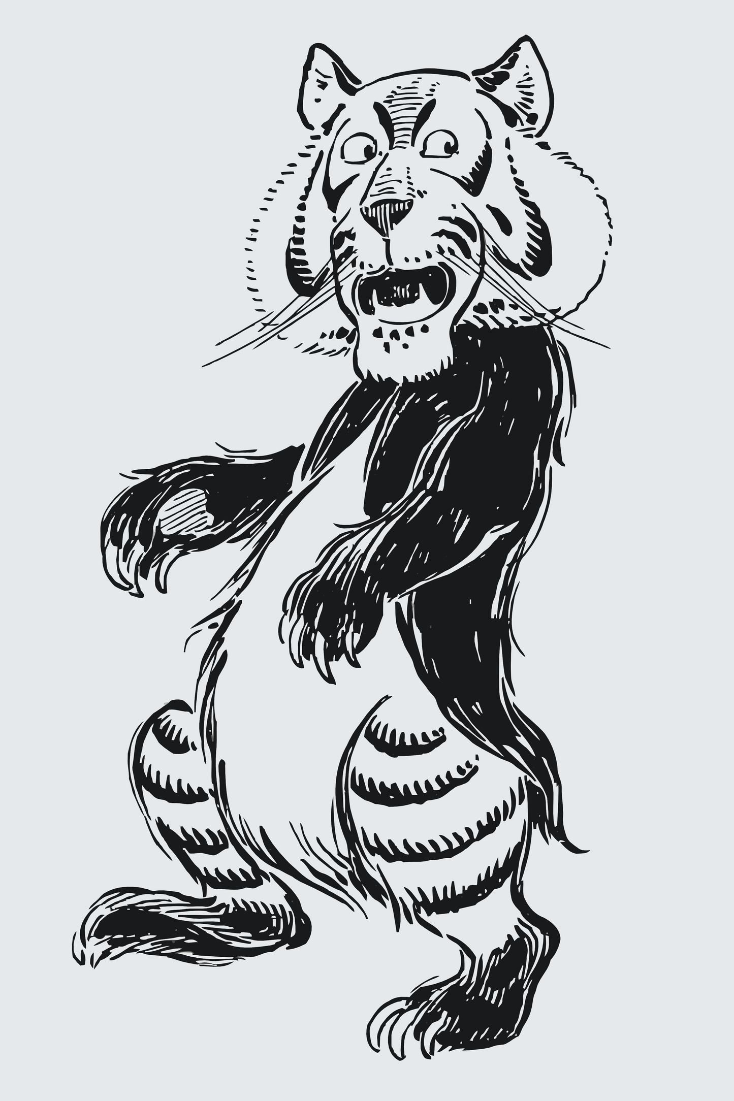 Paint by Numbers - B/W Lion