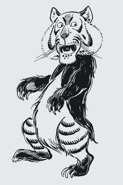 Paint by Numbers - B/W Lion