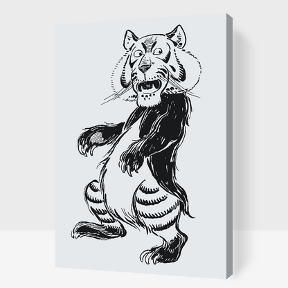 Paint by Numbers - B/W Lion