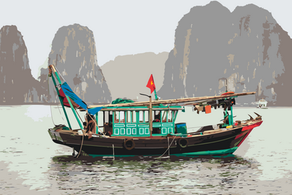 Paint by Numbers - Ha Long-bugten