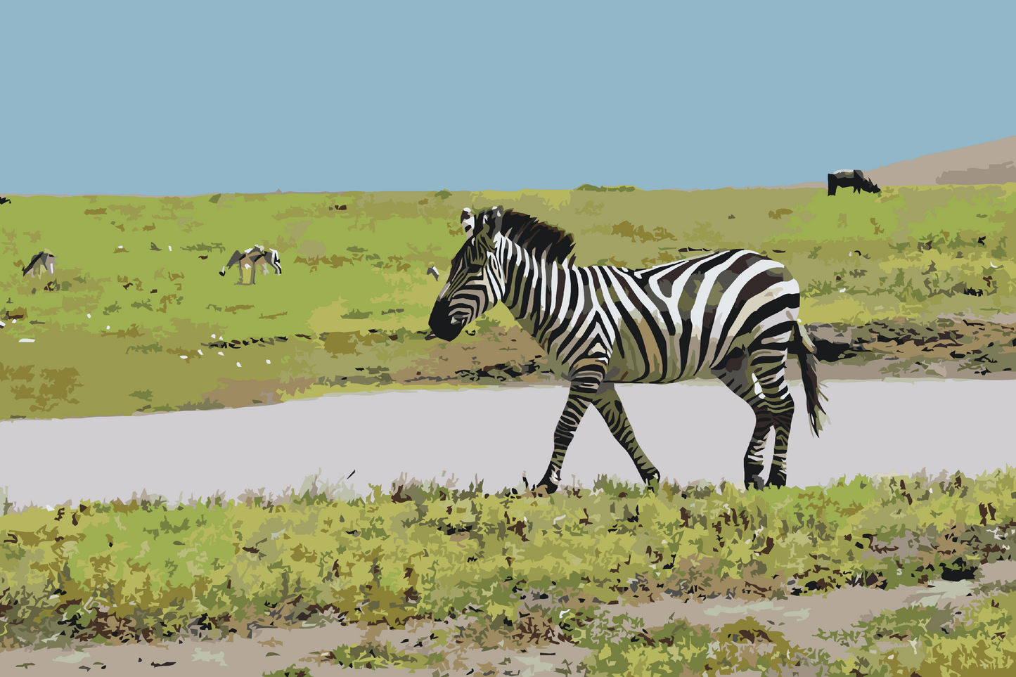Paint by Numbers - Serengeti Nationalpark 2