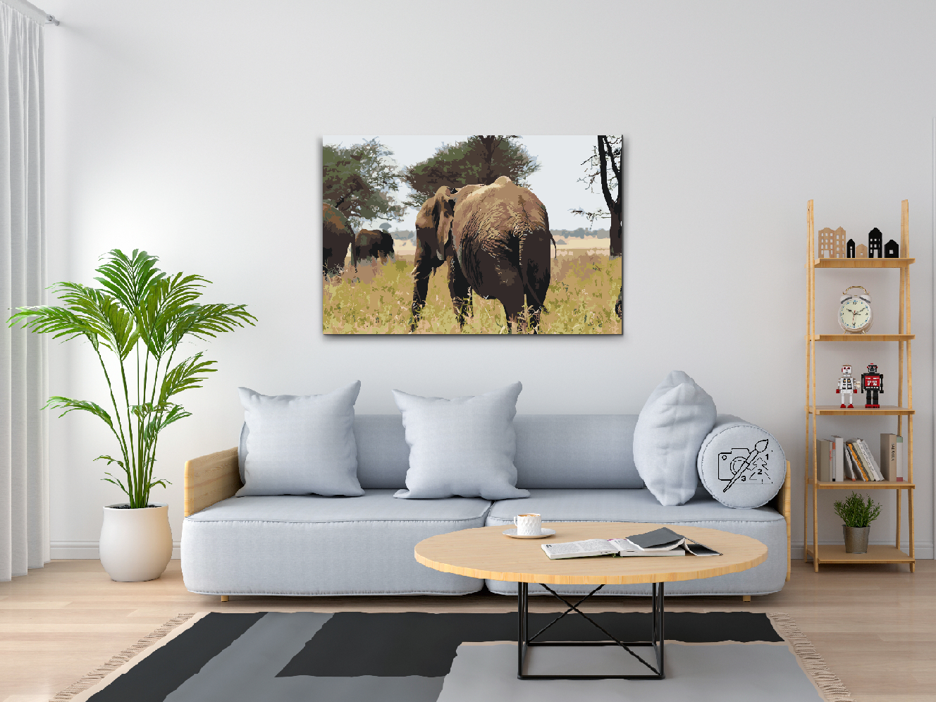 Paint by Numbers - Serengeti Nationalpark