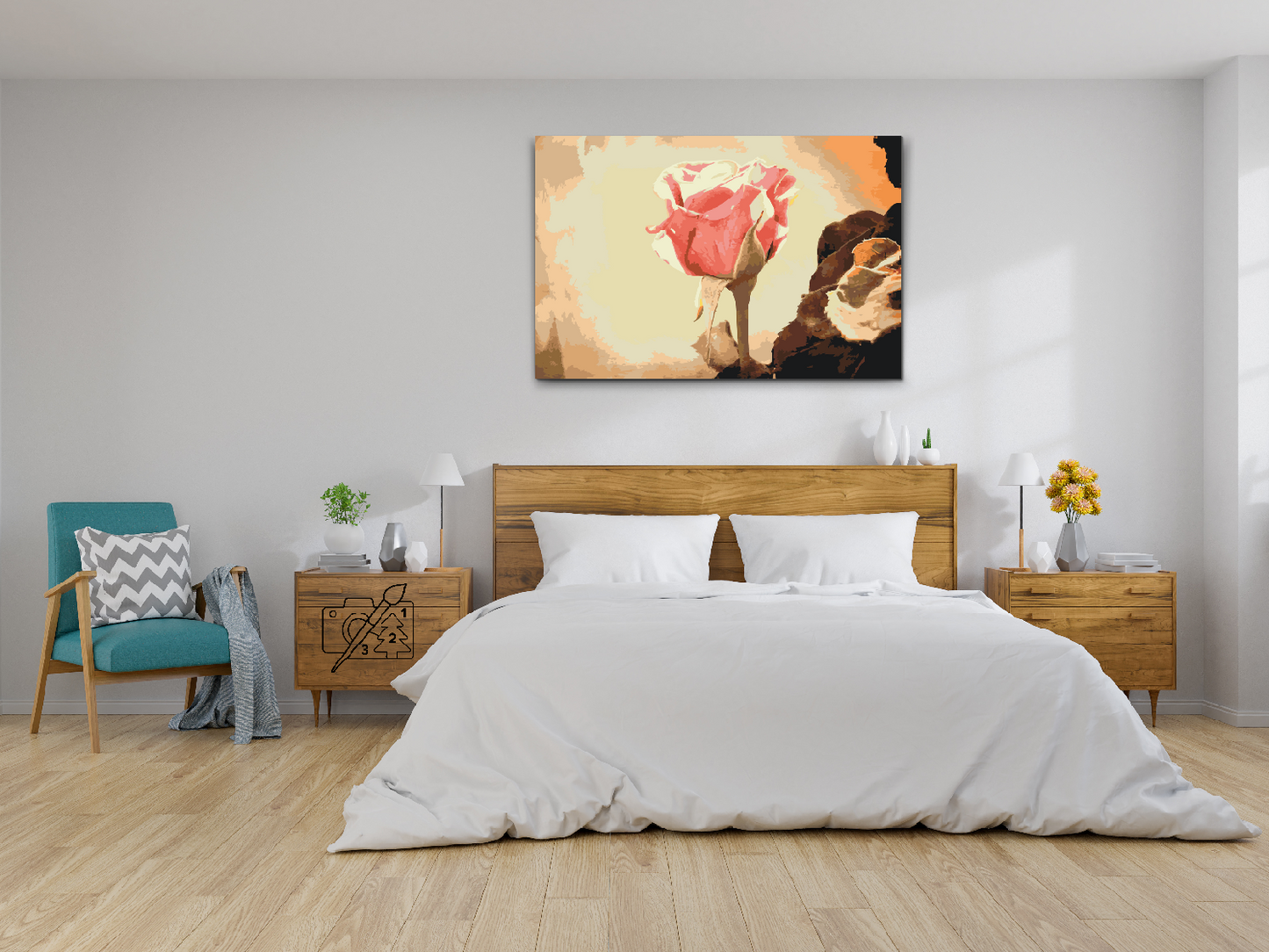 Paint by Numbers - Vintage Rose 3