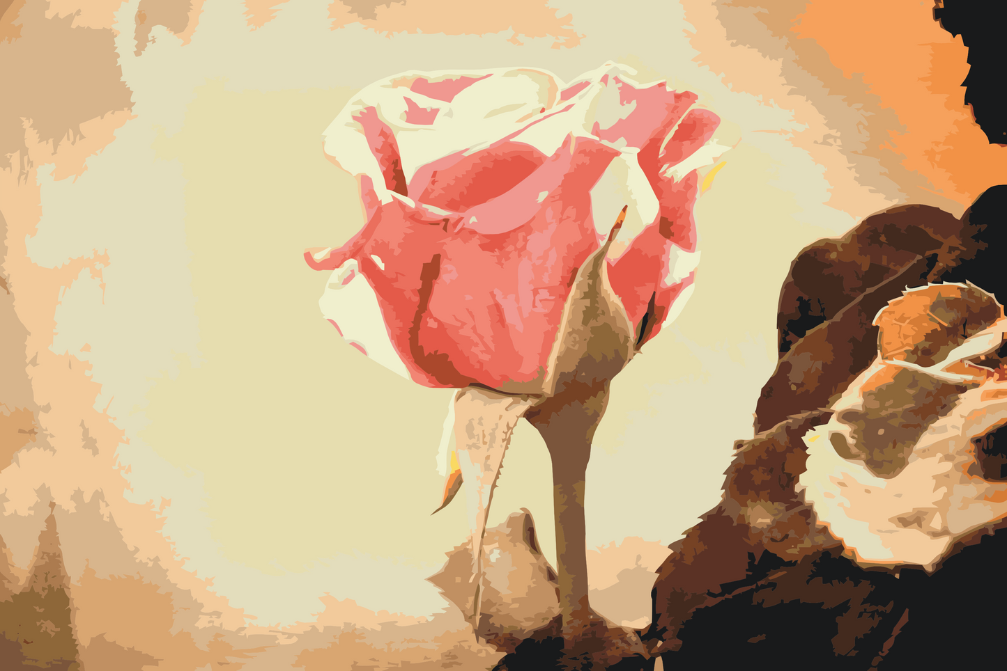 Paint by Numbers - Vintage Rose 3