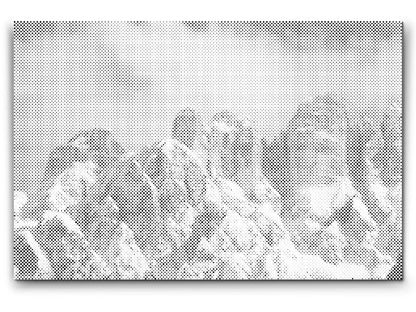 Mal-med-prikker -  Monte Civetta, Dolomitterne