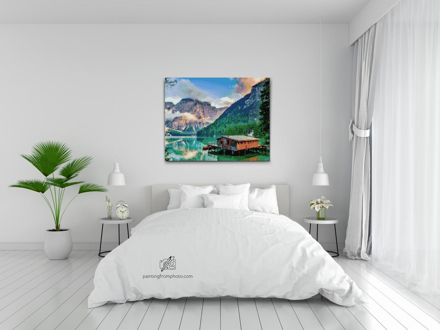 Diamond Painting - Bjerghytte