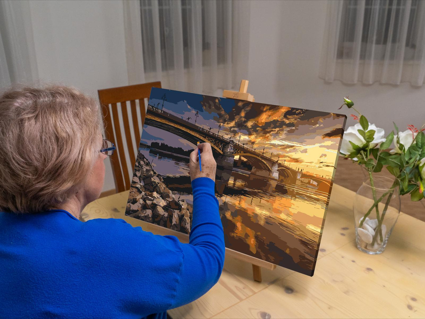 Paint by Numbers - Bro over Donau