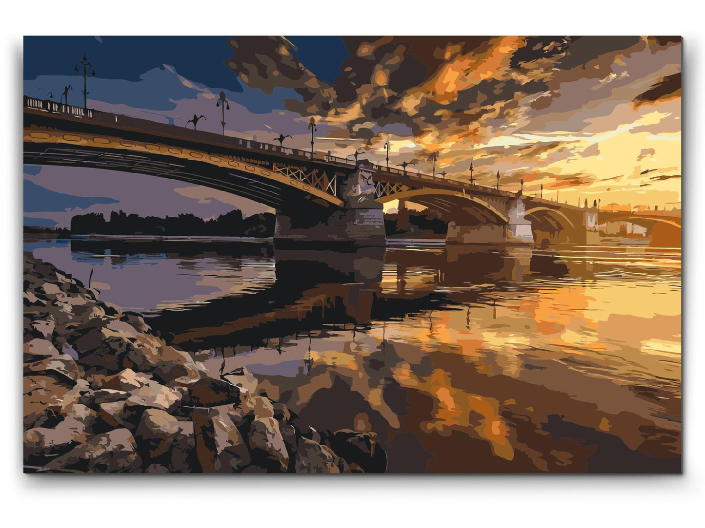 Paint by Numbers - Bro over Donau
