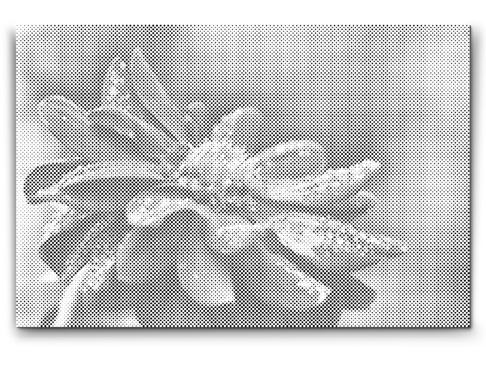 Mal-med-prikker -  Red Dahlia 2