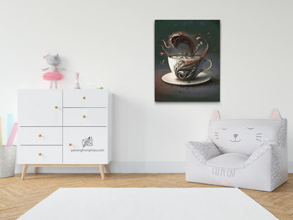 Diamond Painting - Kaffetsunami